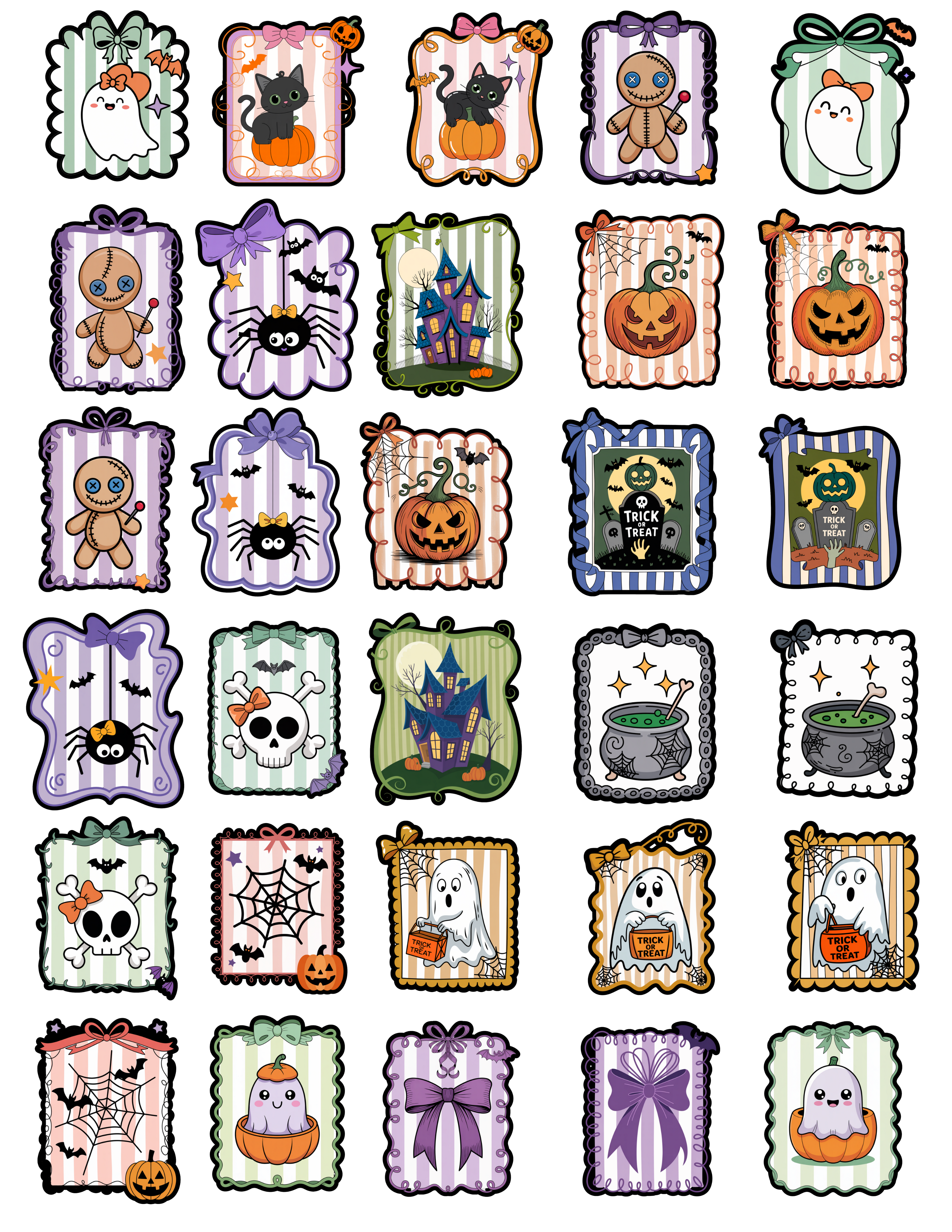 Halloween Sticker Set