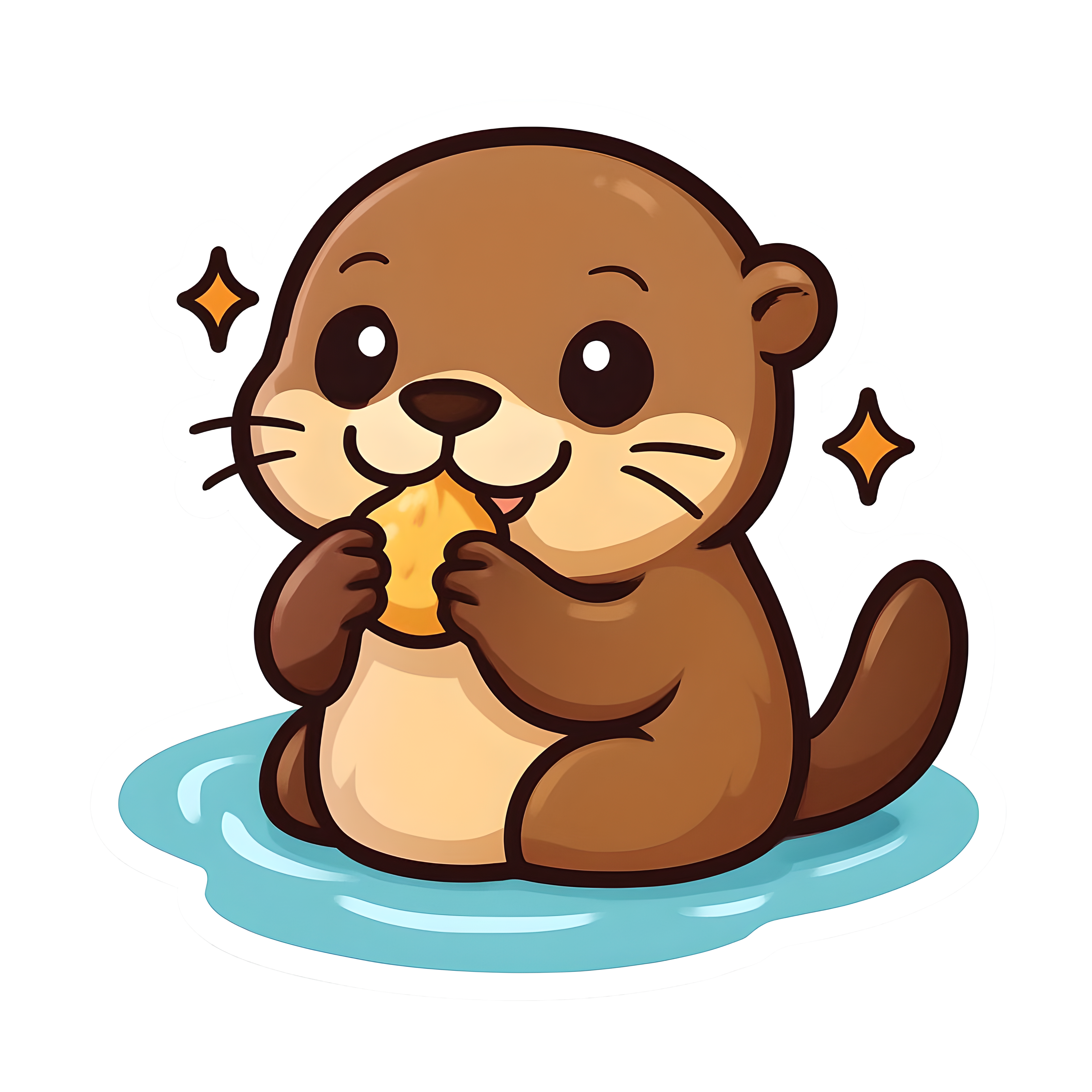 Cute Otter Sticker