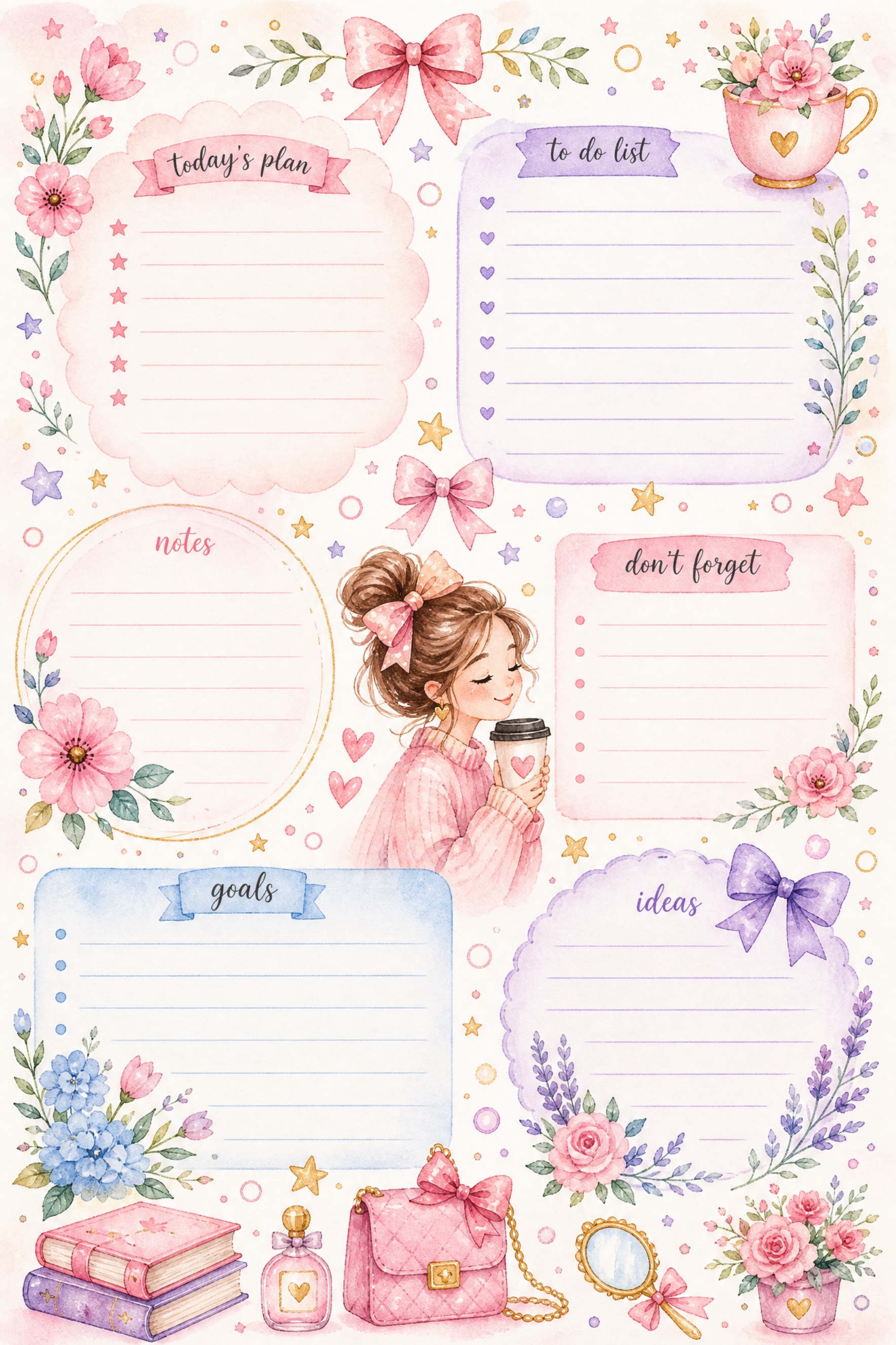 Girly notepads