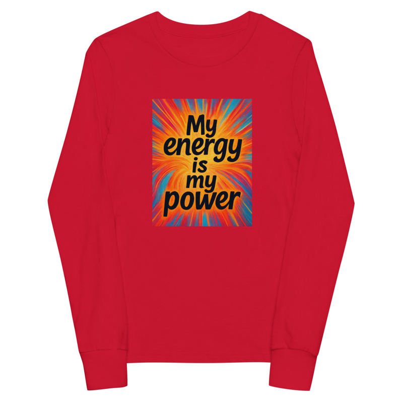 "Energy" Youth long sleeve tee