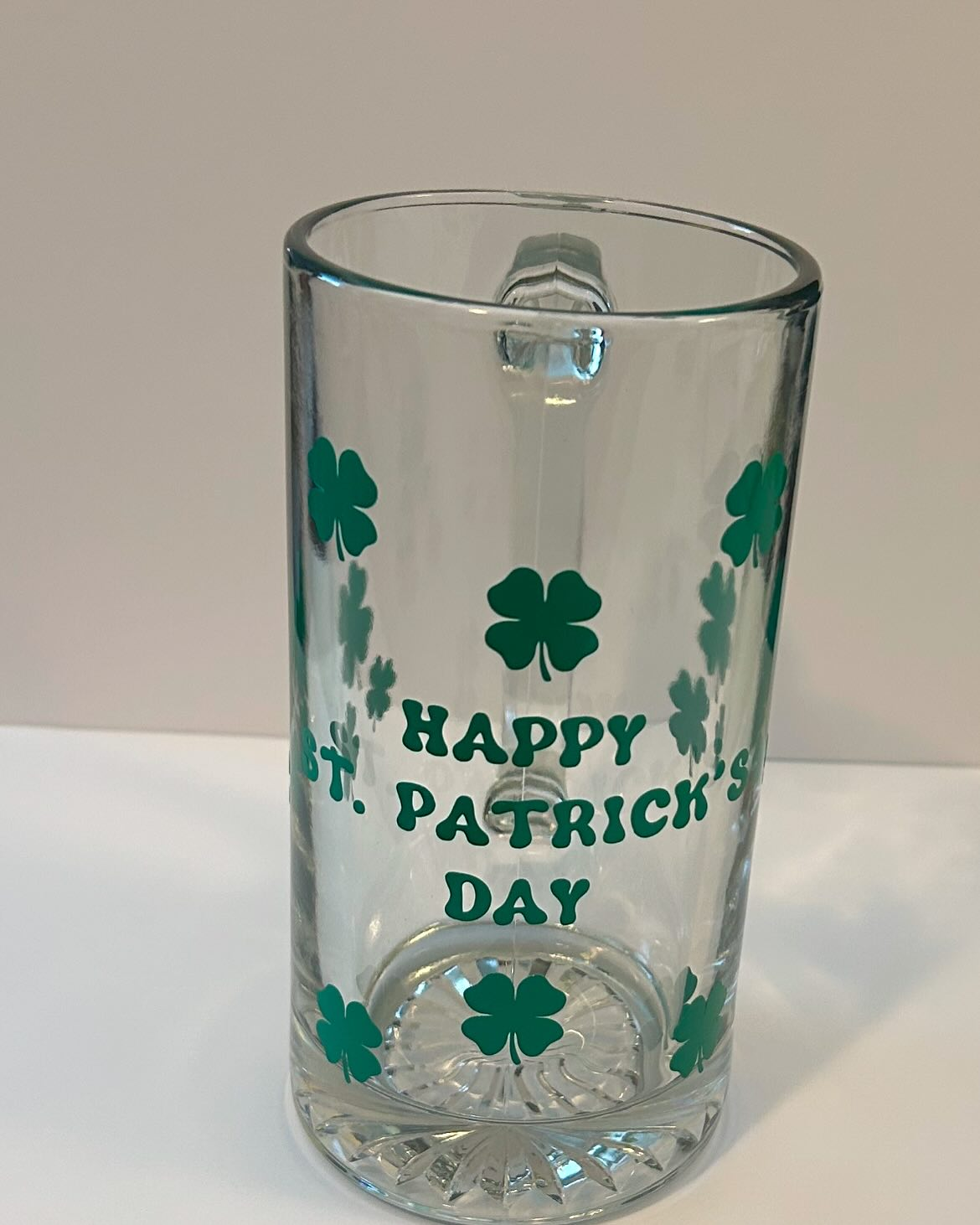 St. Patrick's Day Glass