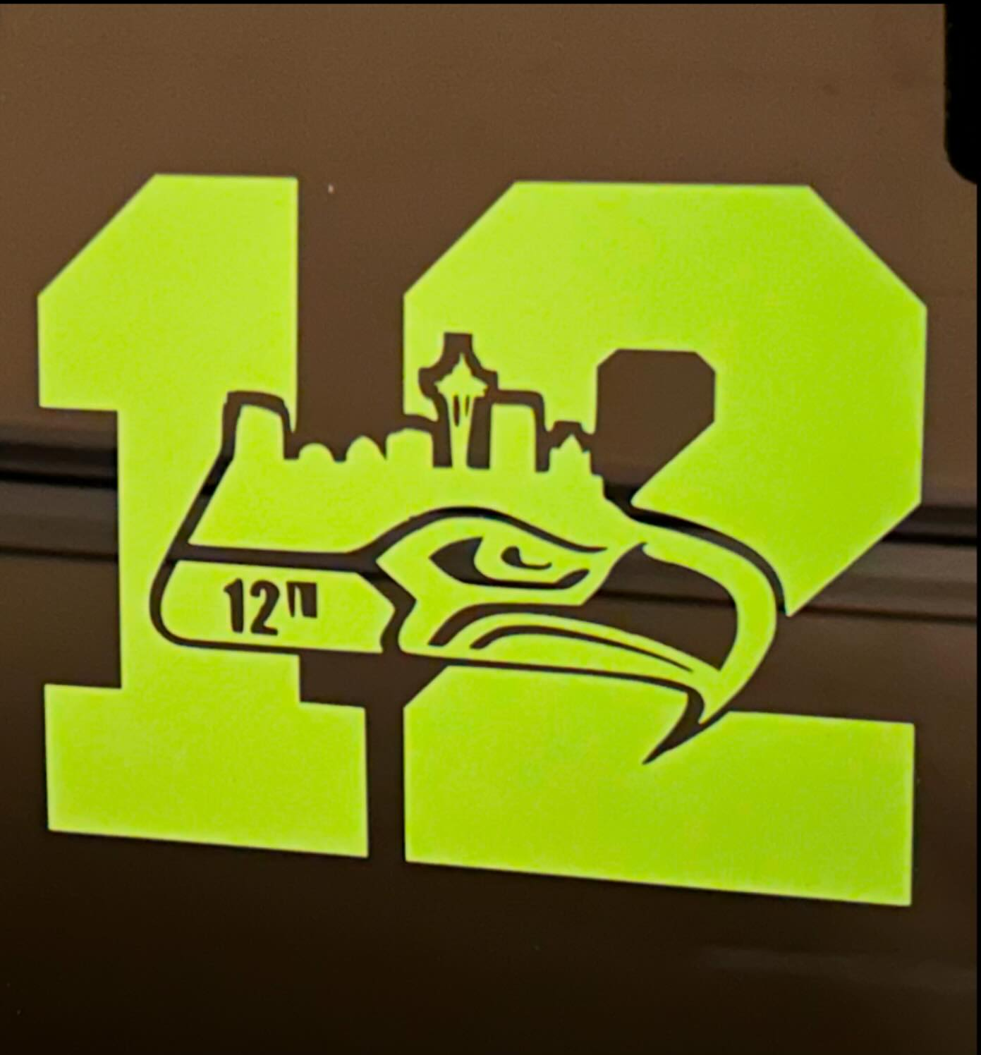 Seattle Seahawks 12th Man Decal