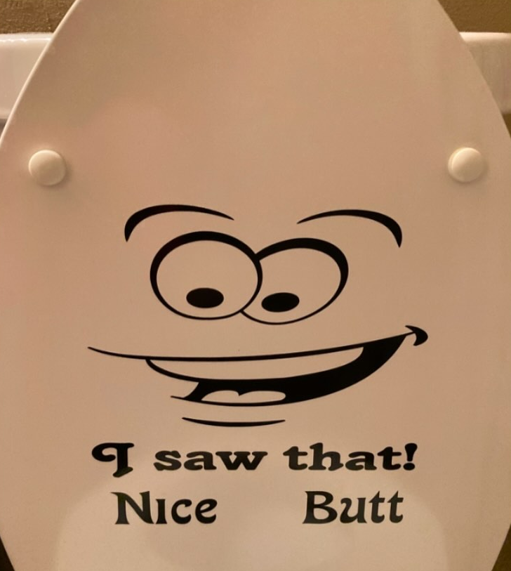 Funny Bathroom Decal