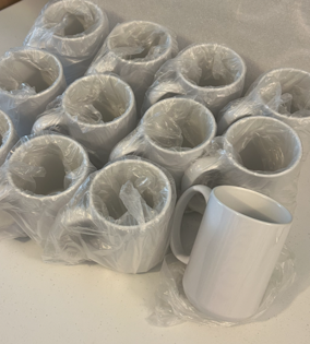 White Ceramic Mugs