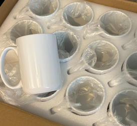 White Ceramic Mugs