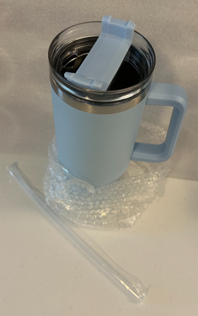Blue 40 oz Travel Mug