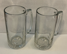 Clear Glass Beer Mug