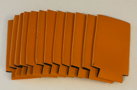 Orange Neoprene Can Koozies 