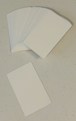 Blank Metal Business Cards, 25pk 