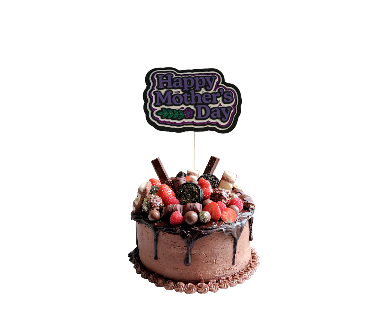 Happy Mother's Day Cake Topper - Multi-Layer