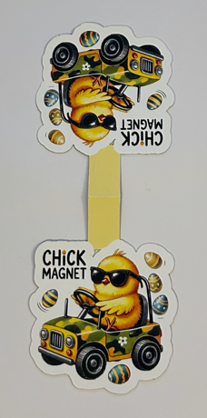 Chick Magnet Magnetic Bookmark - Set of 2
