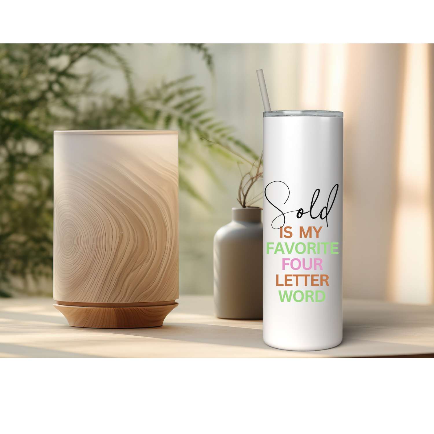 Sold is my favorite four letter word Tumbler