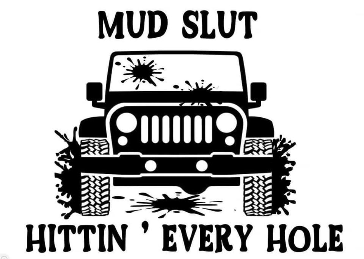 Mud Slut Jeep Decal