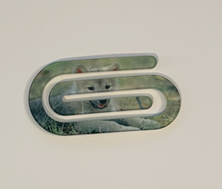 Customizable Jumbo Acrylic Paper Clip Bookmarks