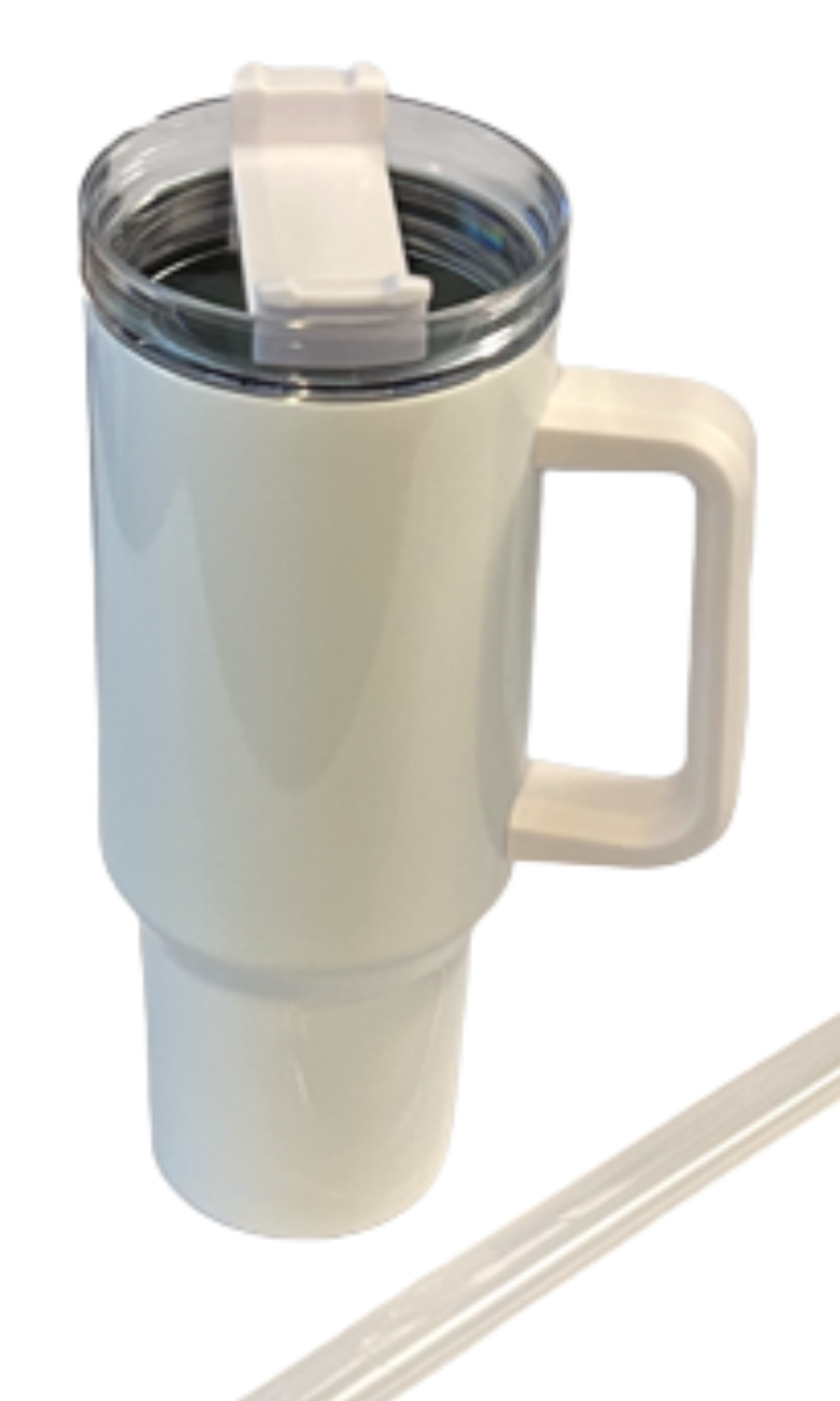 White 40oz Travel Mug