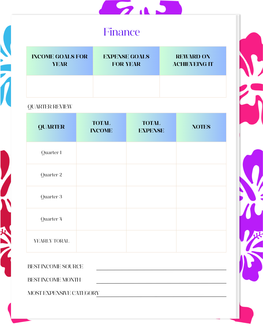 Undated Planner
