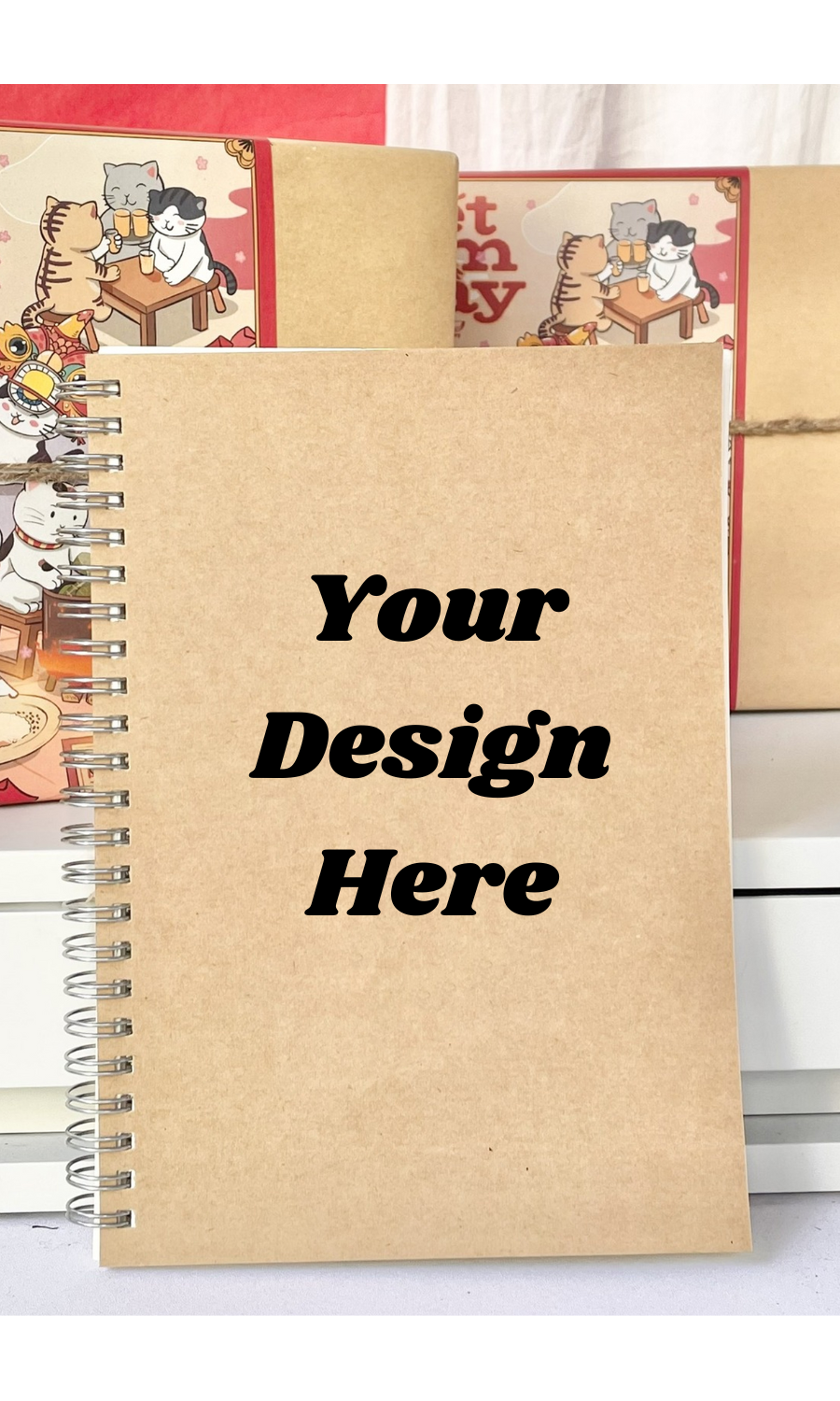 Brown Spiral Unlined Sketch Notepad
