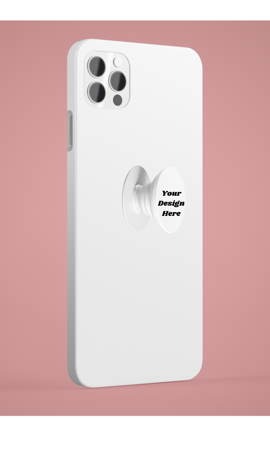 Phone Pop-Up Grips, White 