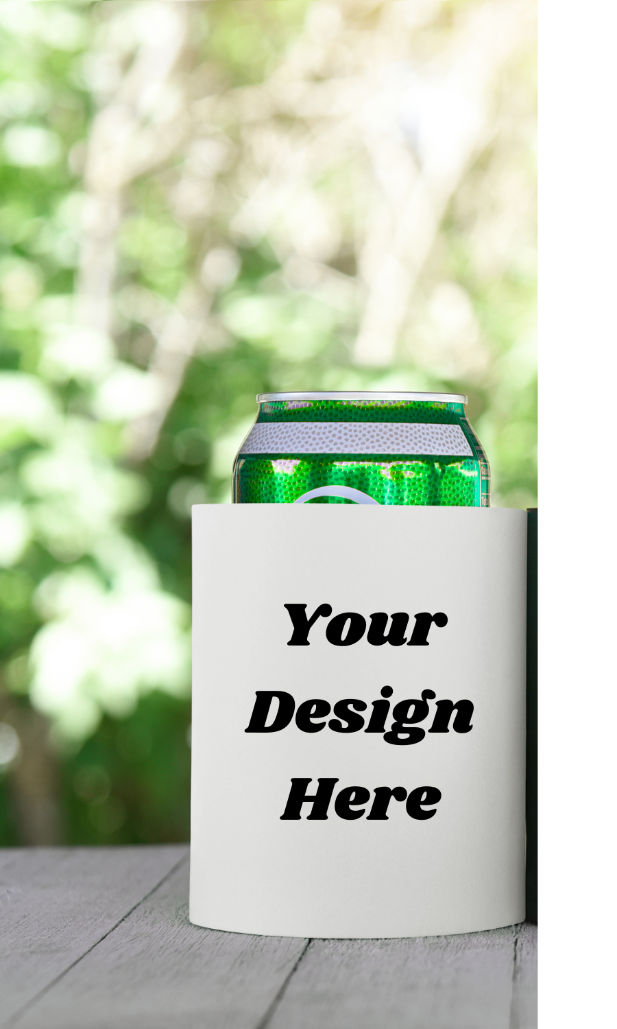 Green Neoprene Can Koozies