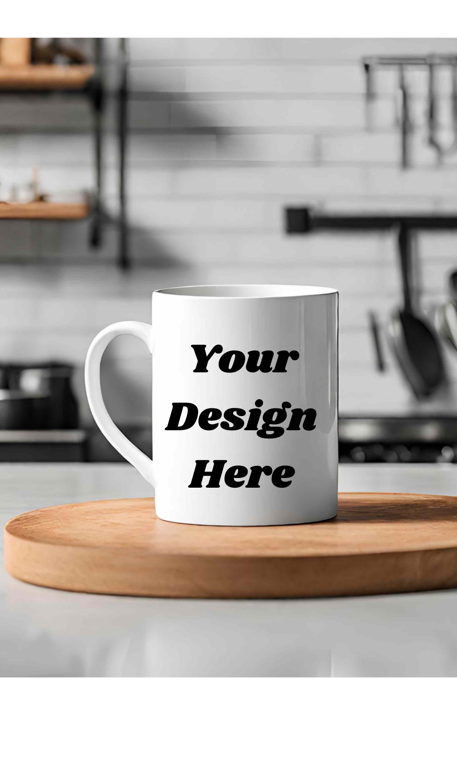 White Ceramic Mugs