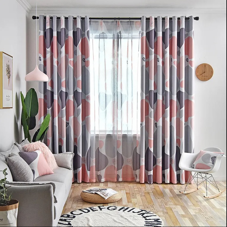 Geometric Printed Curtains