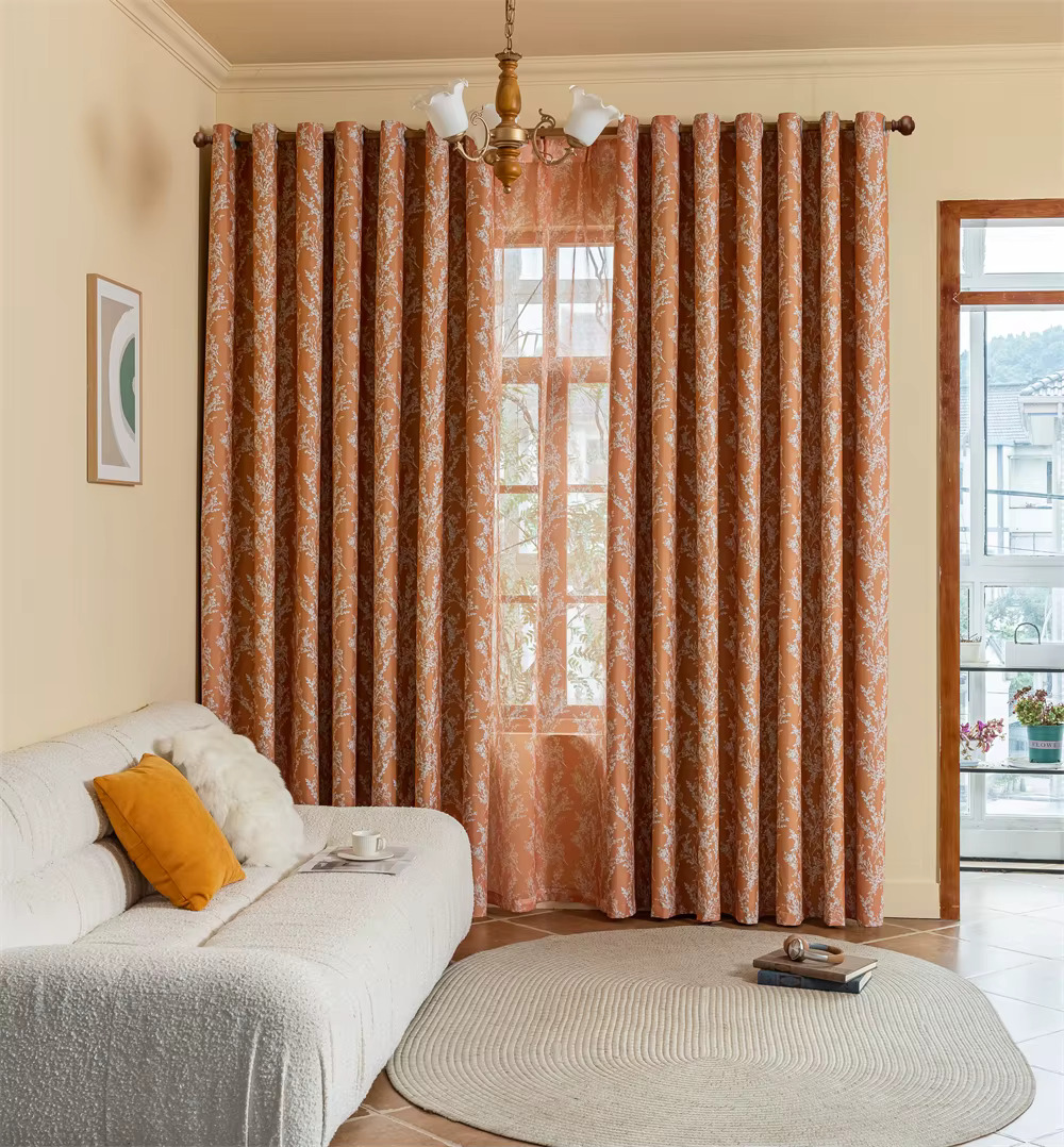 Elegant Korean Patterned Curtains