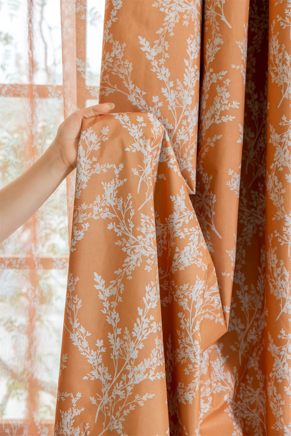 Elegant Korean Patterned Curtains