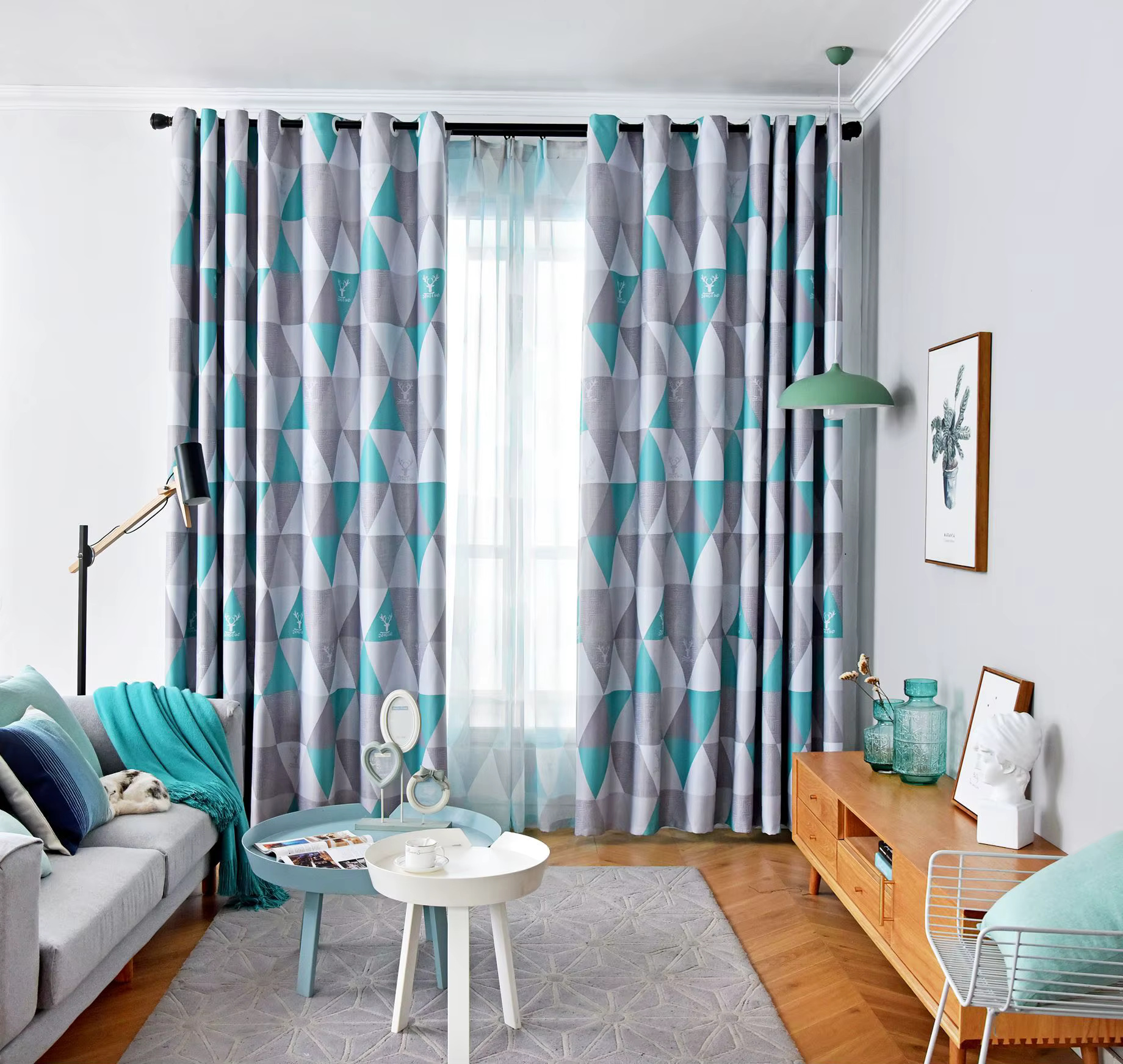 Geometric Pattern Curtains