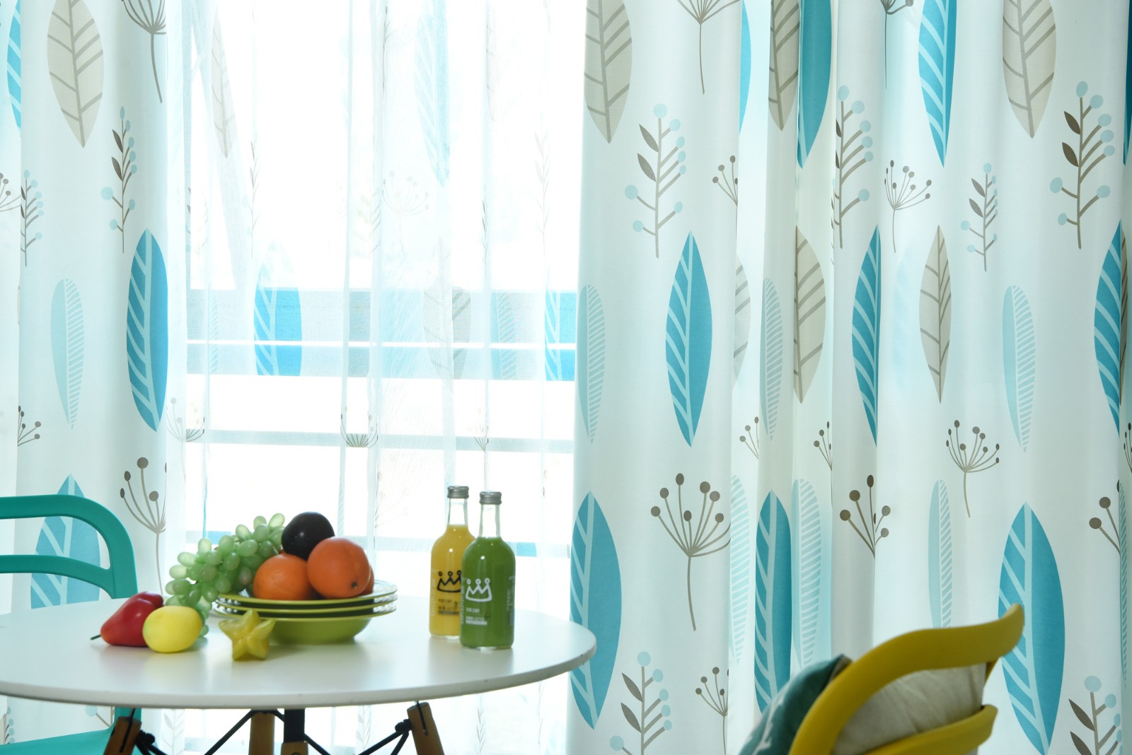 Leaf Pattern Curtain