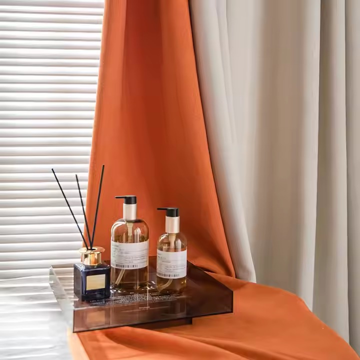 Modern Design Two Colour Blackout Curtain