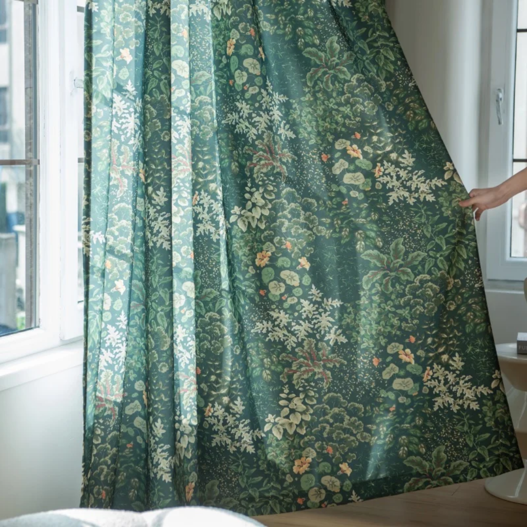 High Quality Natural American Blackout Printed Curtain