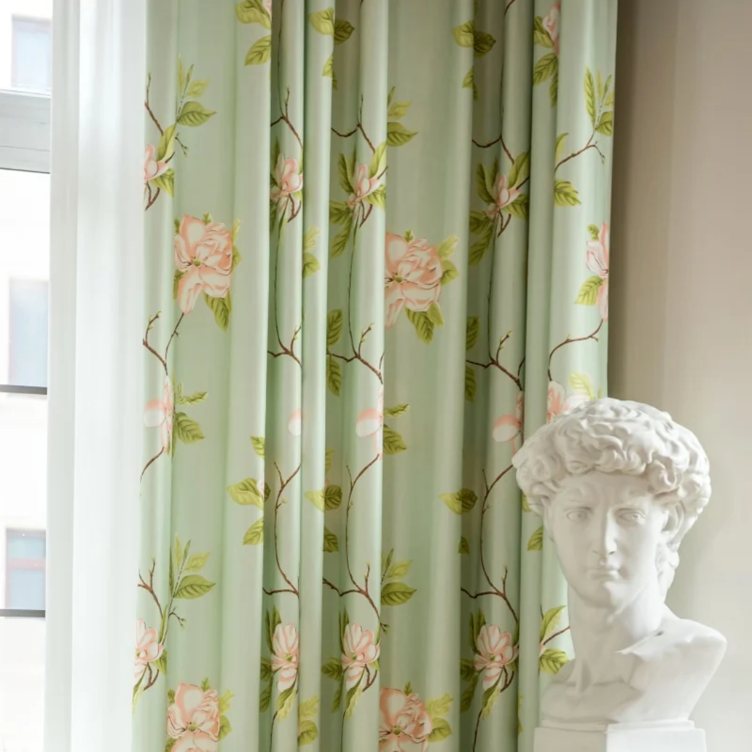 High Quality Pastoral Style Blackout Curtain 
