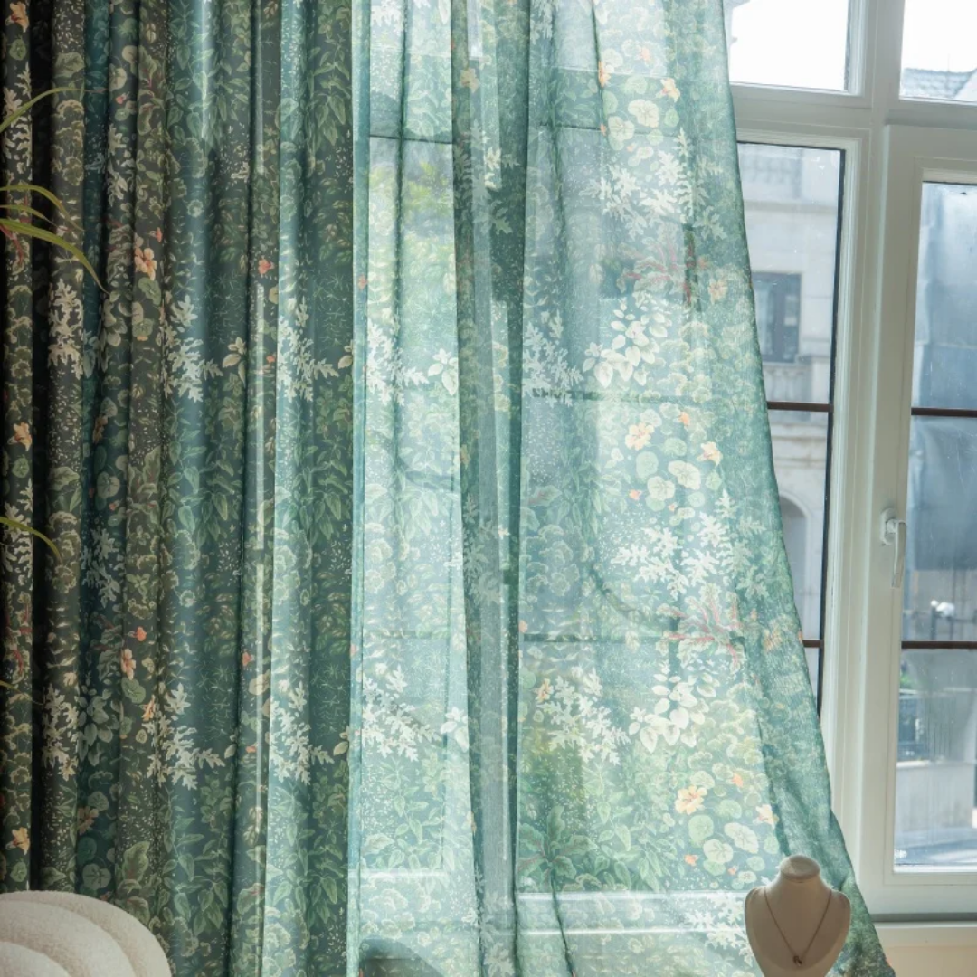 High Quality Natural American Blackout Printed Curtain