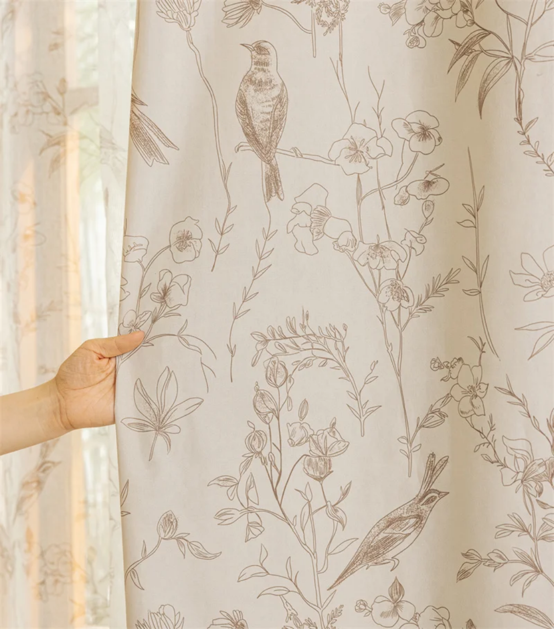 Floral Patterned Blackout Curtains