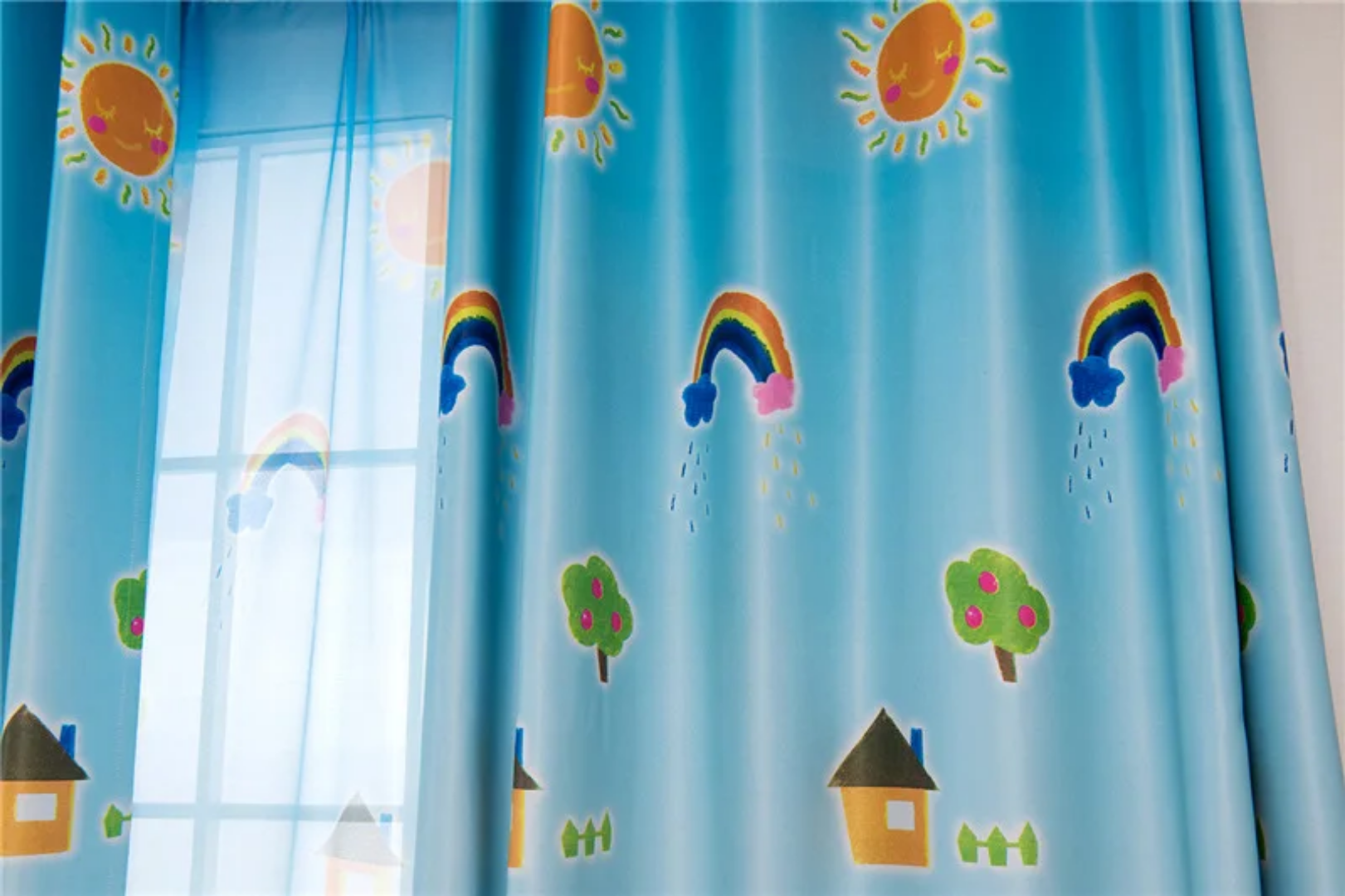 Colorful Pencil Design Curtains