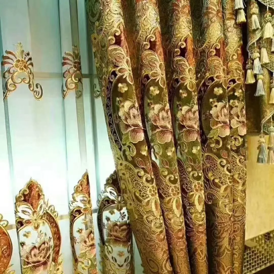 Luxury Embroidered Curtain 