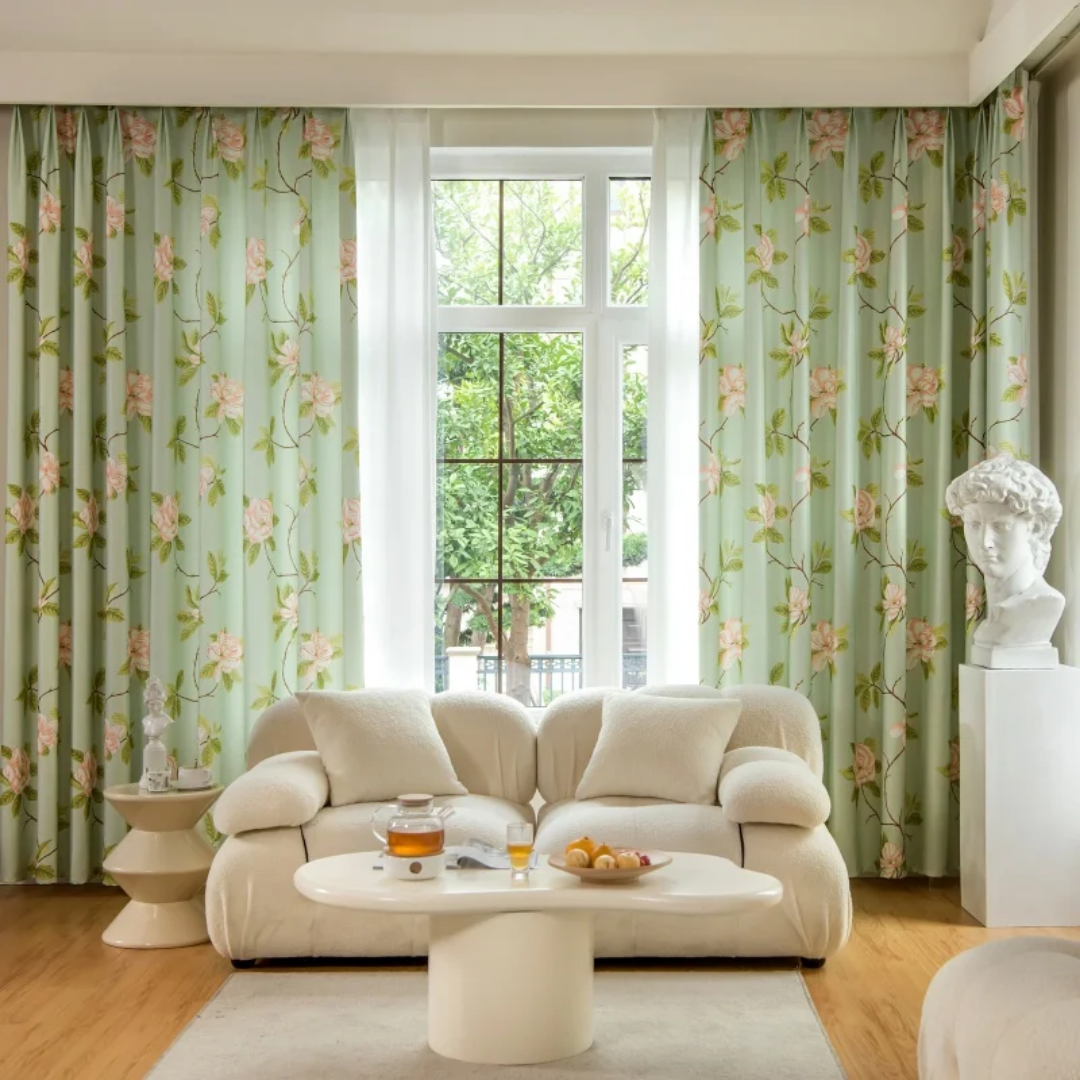 High Quality Pastoral Style Blackout Curtain