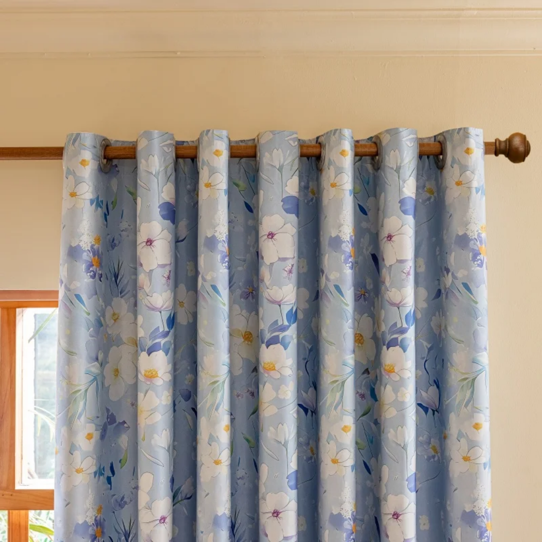 Floral Patterned Blackout Curtains