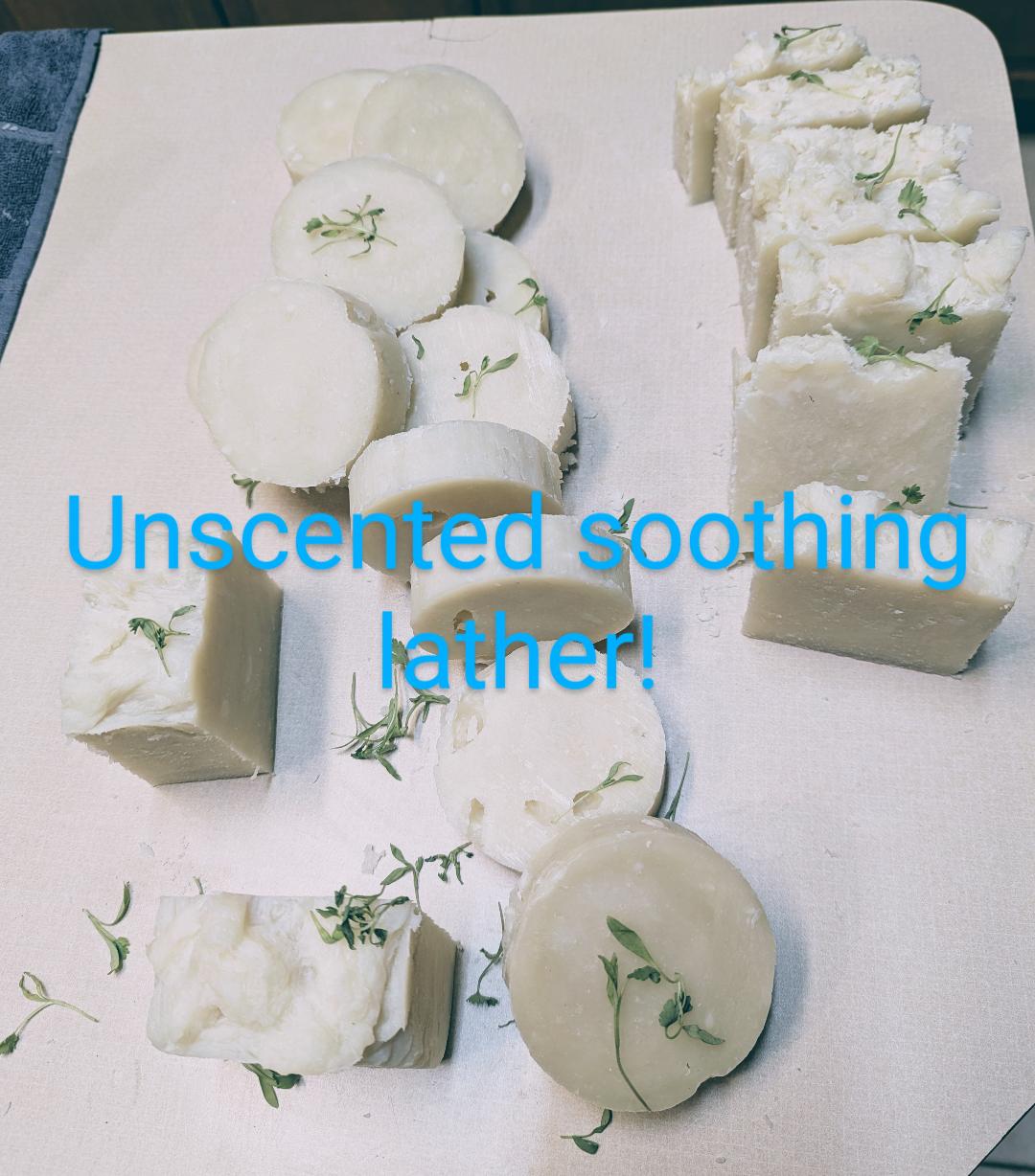 Natural Handmade Unscented Soap Bars