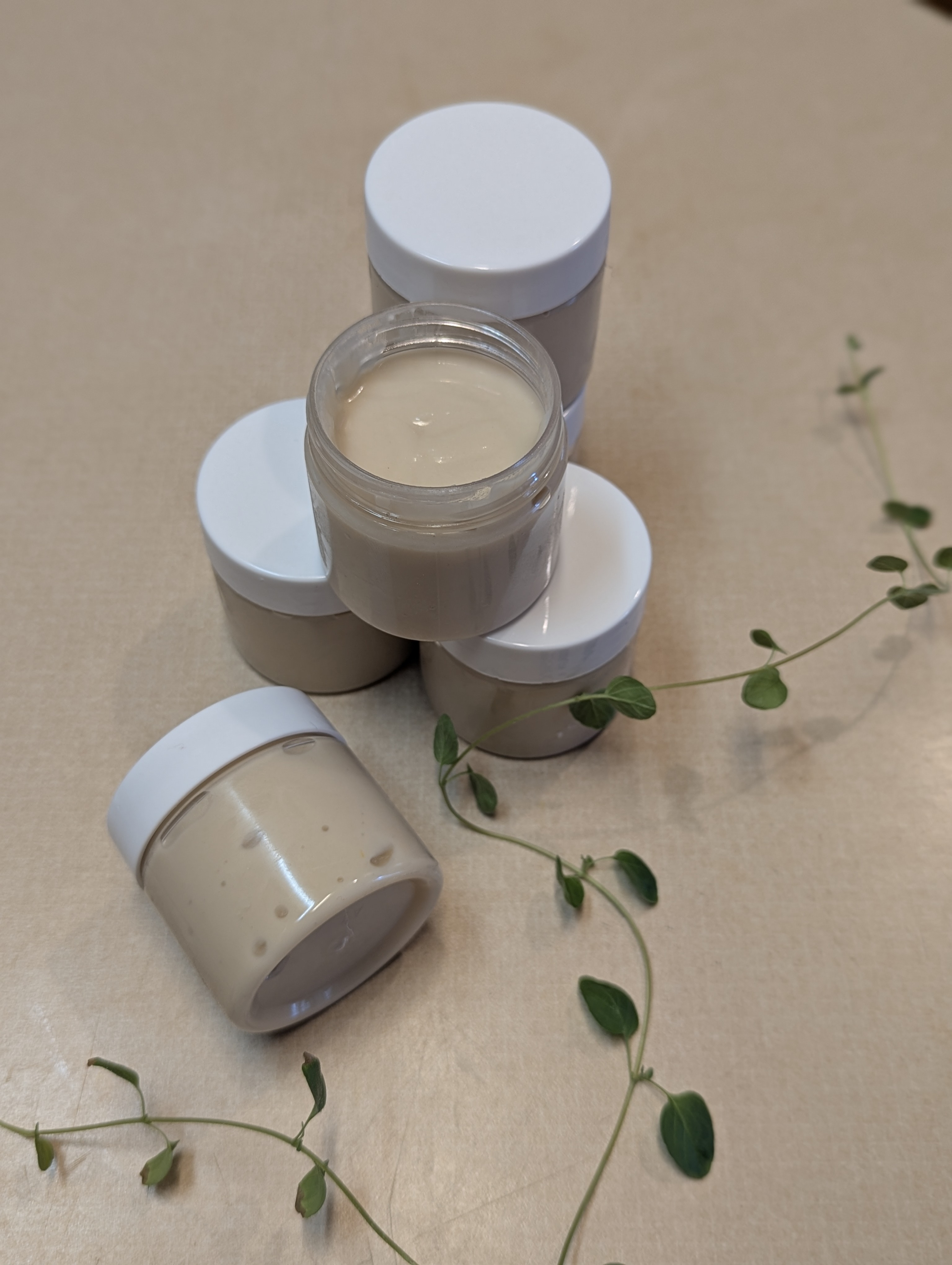 All natural deodorant jar