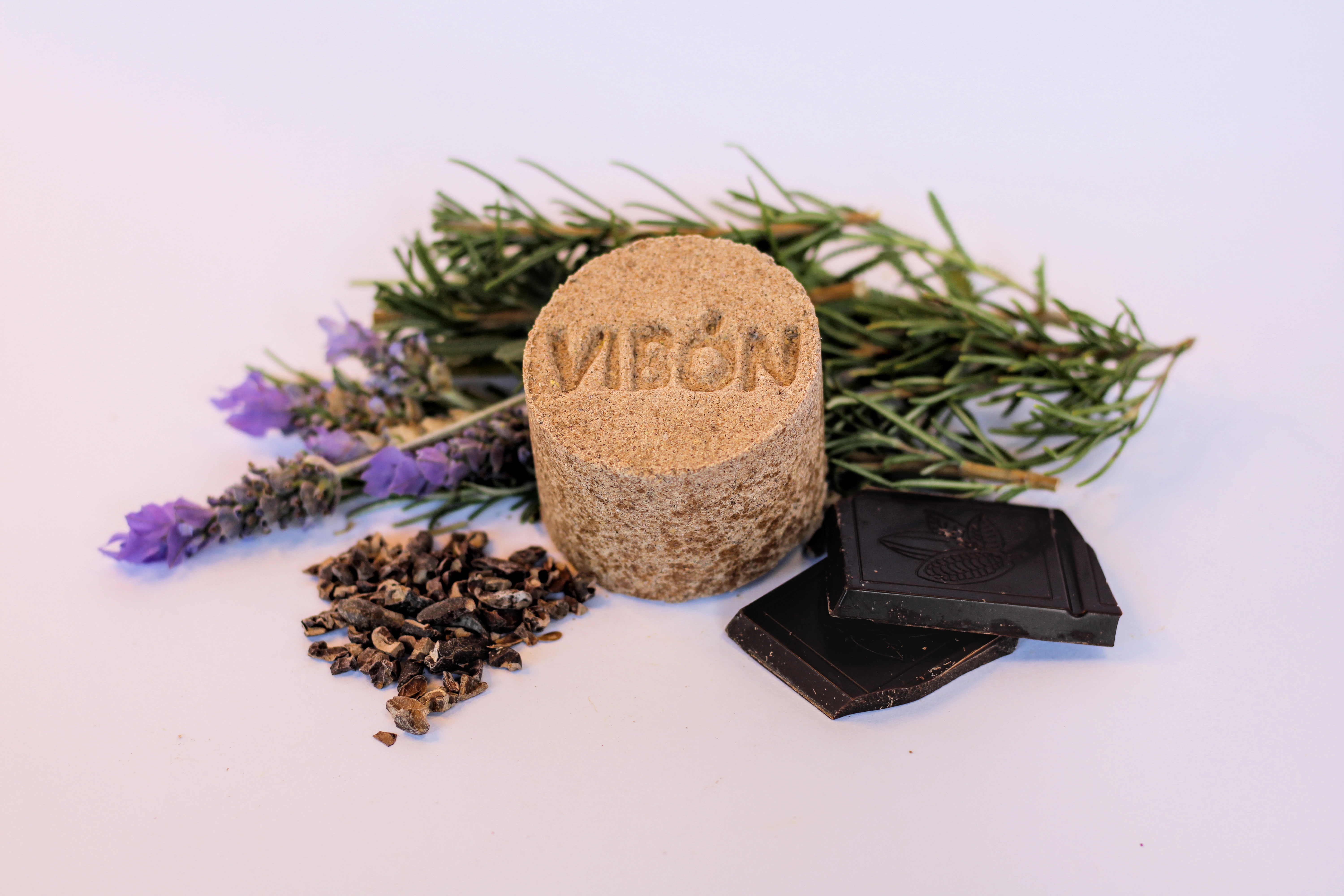 Shampoo sólido de chocolate