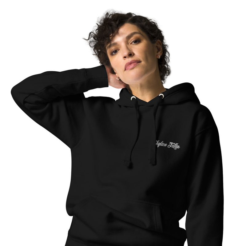 Logo Embroidery Unisex Hoodie