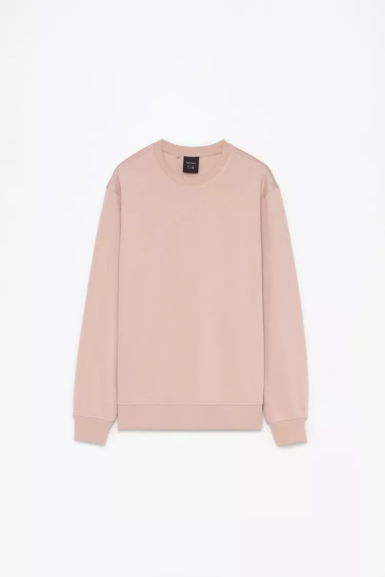 Sudadera básica Rosa Flúor