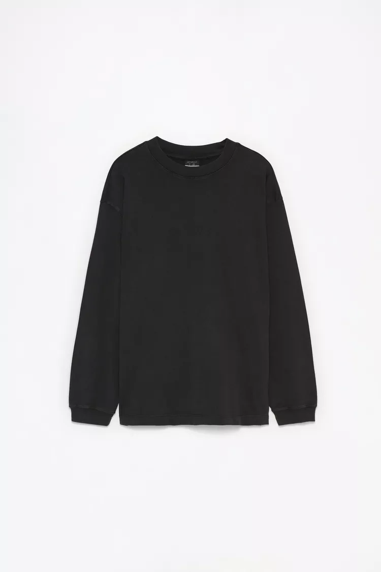 Camiseta heavy manga larga