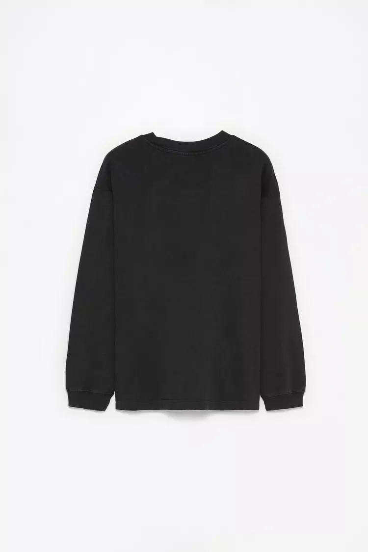 Camiseta heavy manga larga