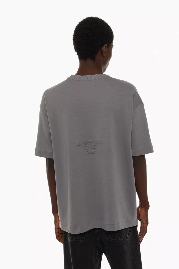 Camiseta heavy interlock