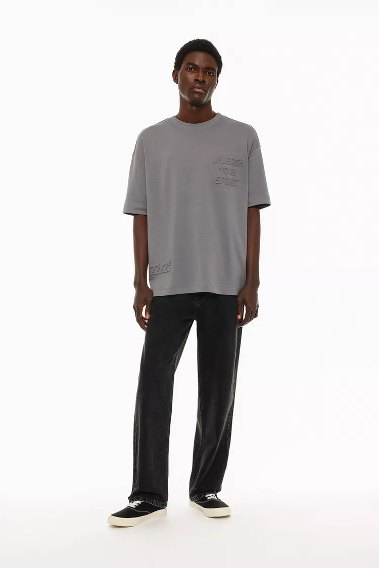 Camiseta heavy interlock