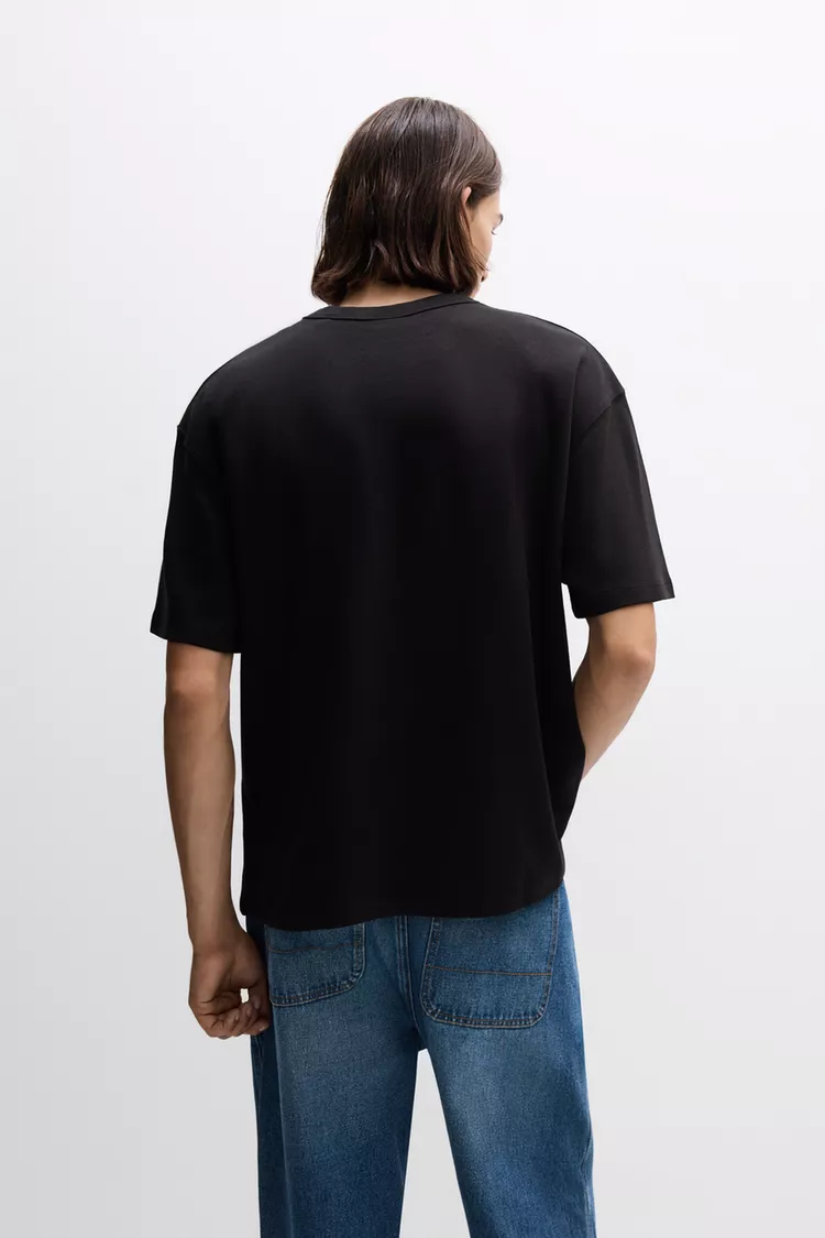 Camiseta interlock texto