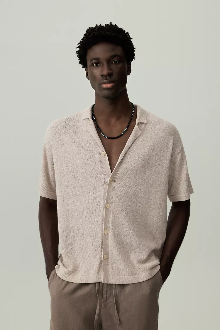 Camiseta textura Bouclé