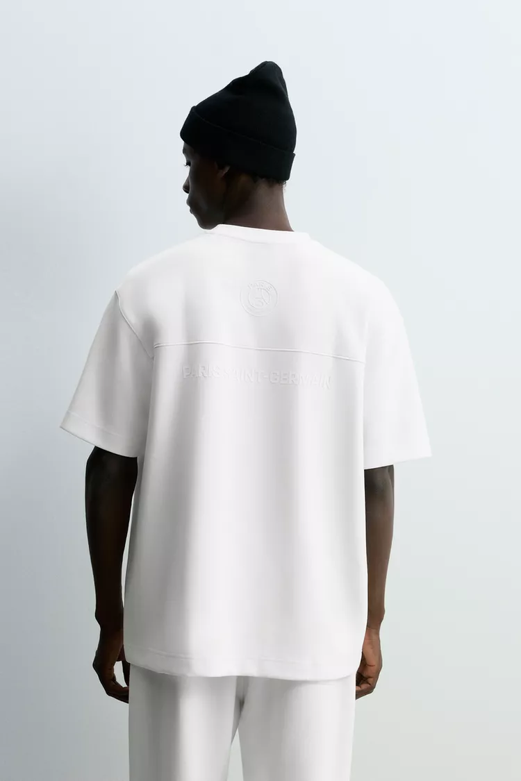 Camiseta blanca de algodón